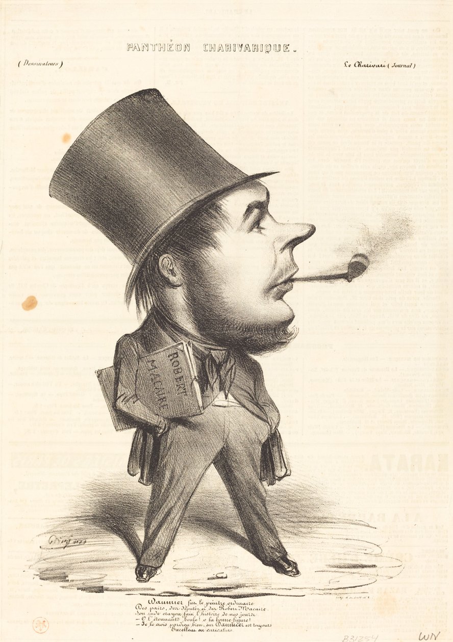 Daumier war der gewöhnliche Maler... von Honoré Daumier