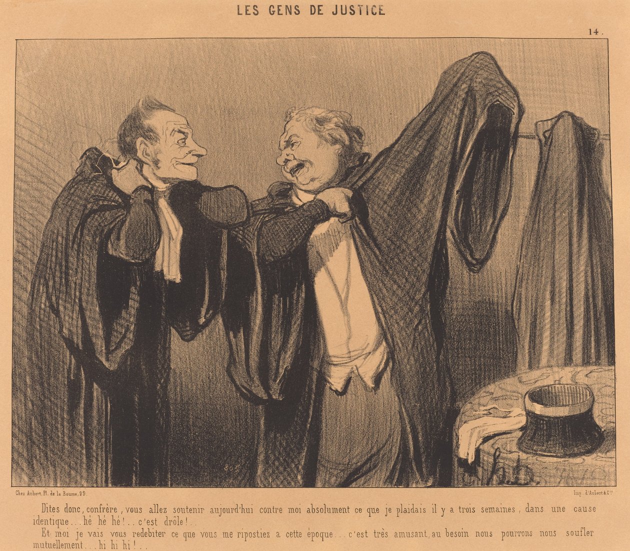 Sagen Sie mal, Kollege, Sie werden behaupten... von Honoré Daumier