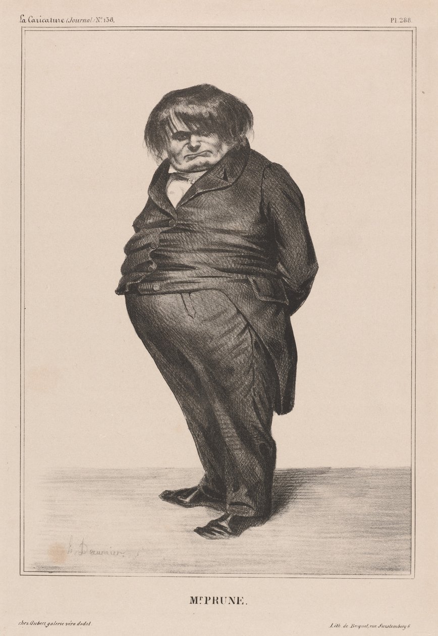 Doktor Prunelle von Honoré Daumier