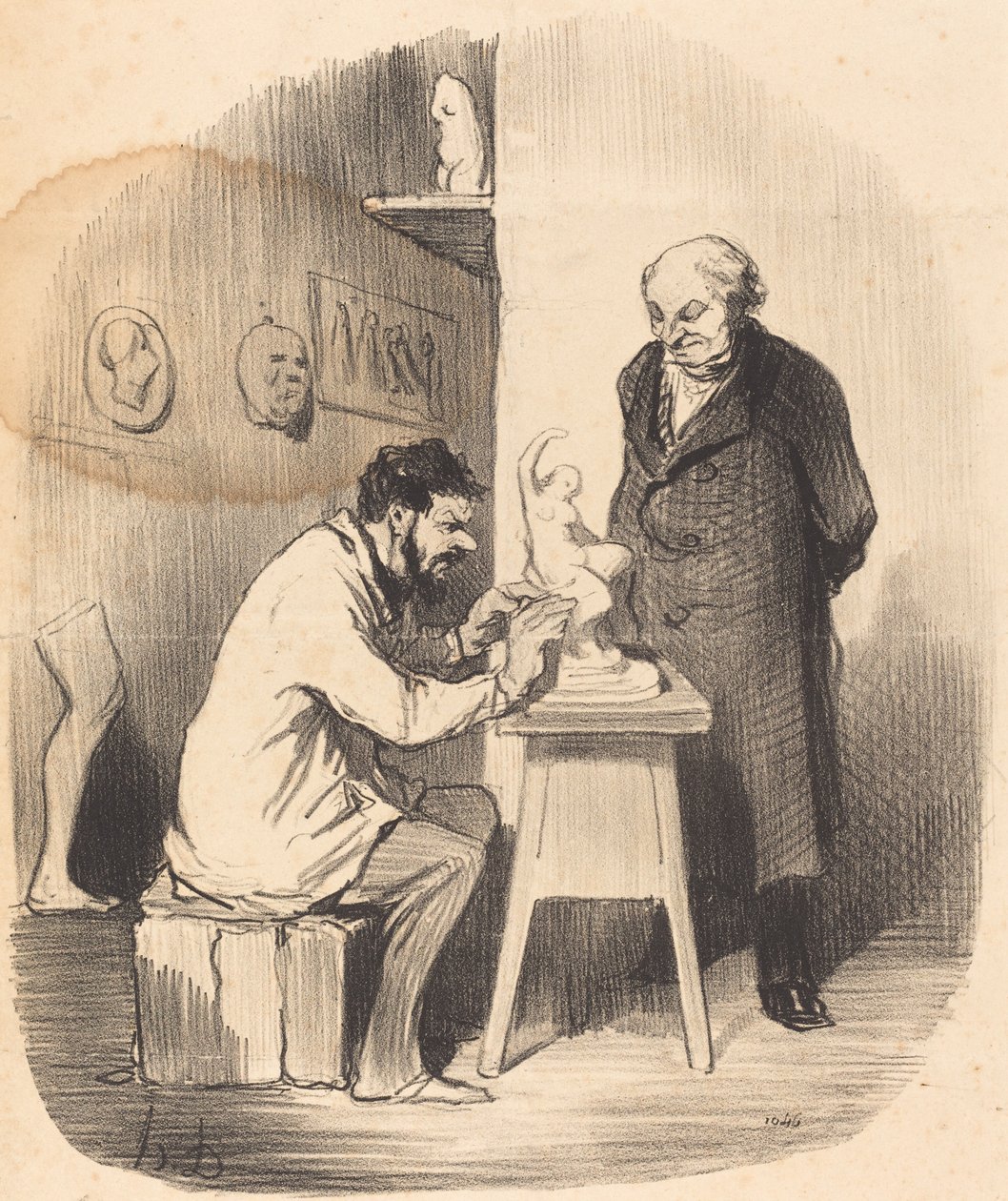 Faudra que je vous fasse faire un jour... von Honoré Daumier
