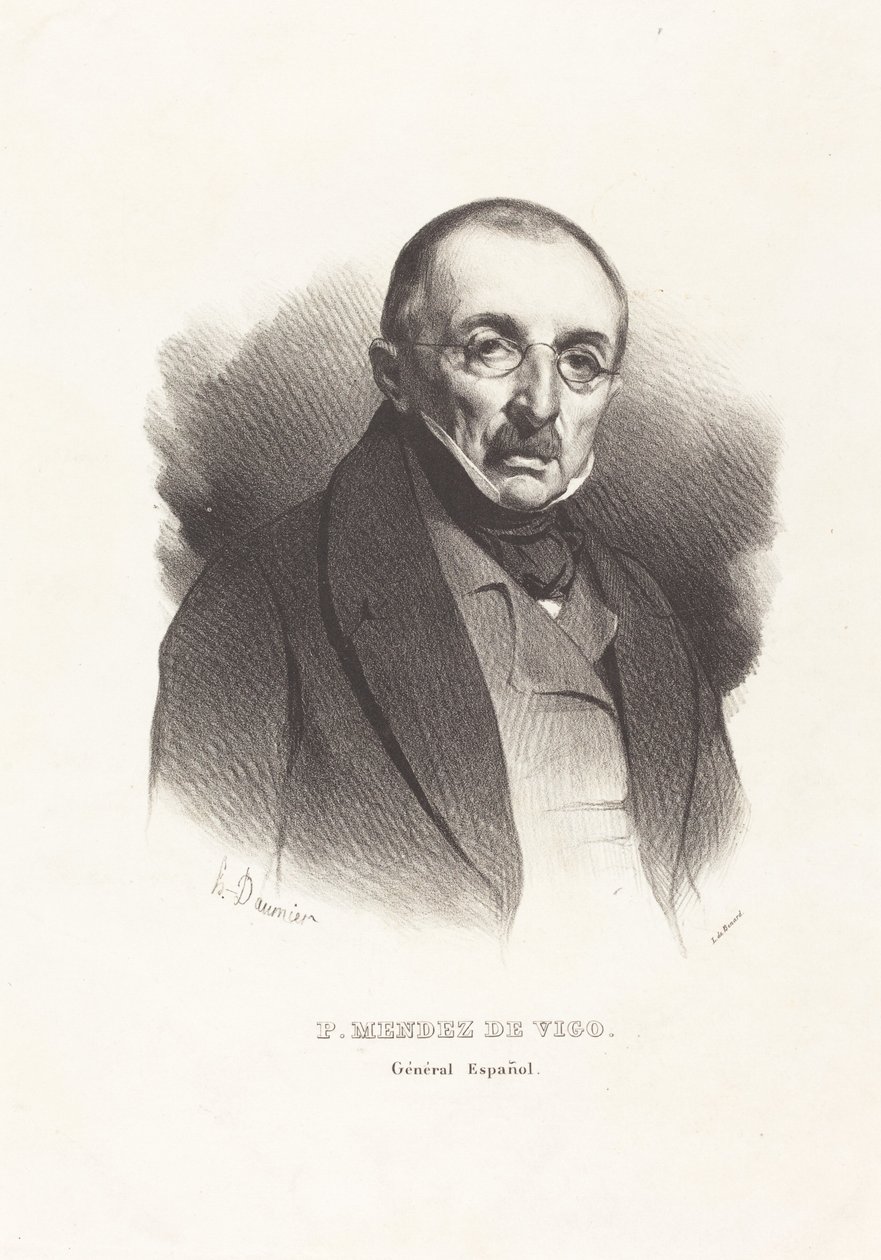 General P. Mendez Vigo von Honoré Daumier