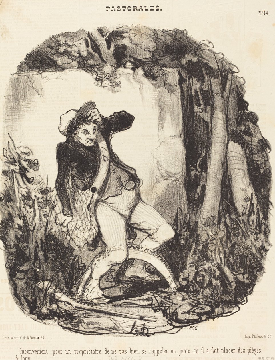 Unbequem für einen Eigentümer, nicht... von Honoré Daumier