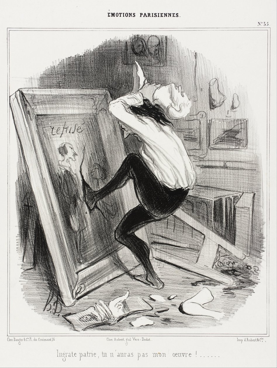 Undankbares Vaterland, du wirst mein Werk nicht haben! von Honoré Daumier