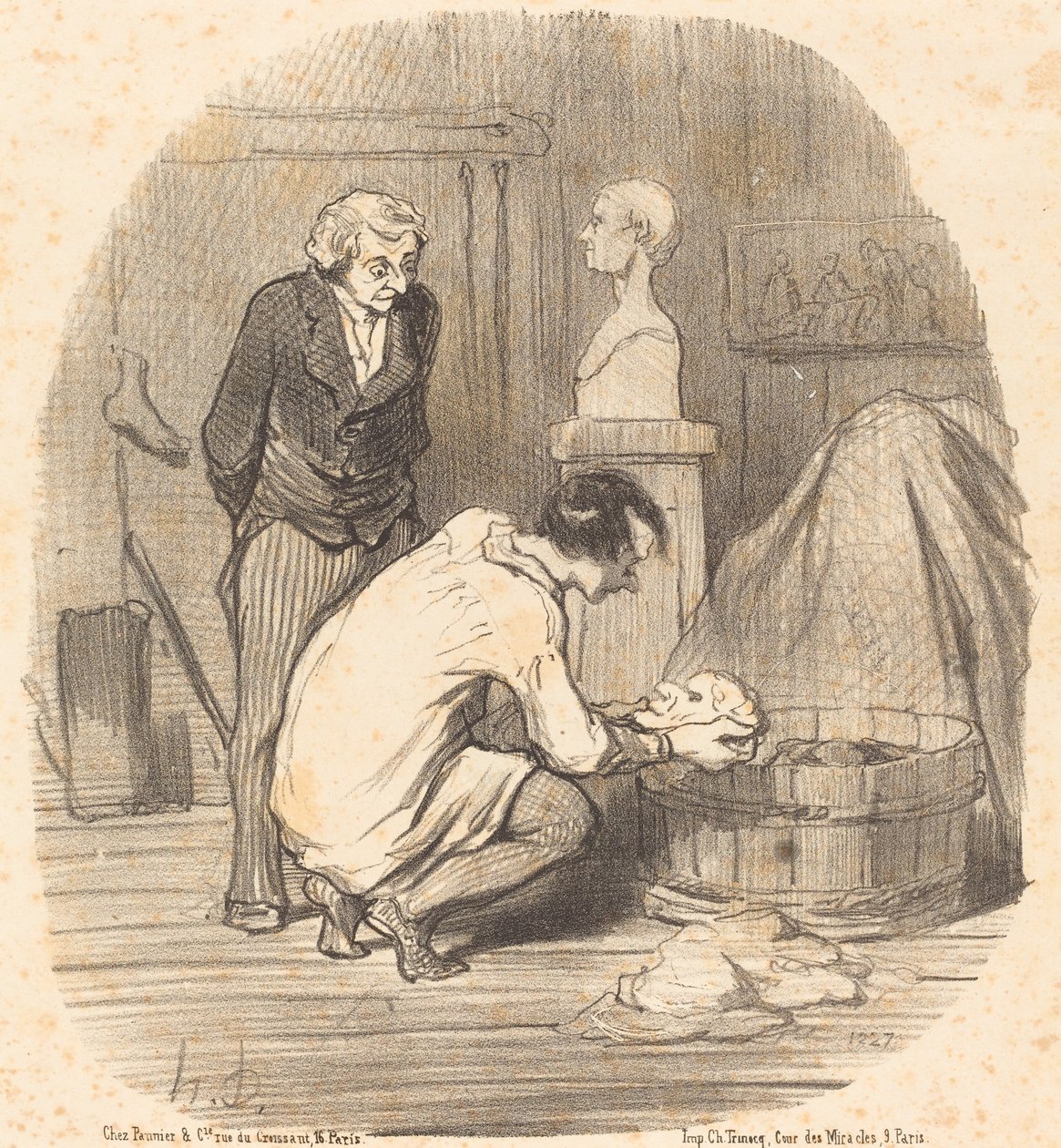 Der Künstler - Voilà qui est terminé!... von Honoré Daumier