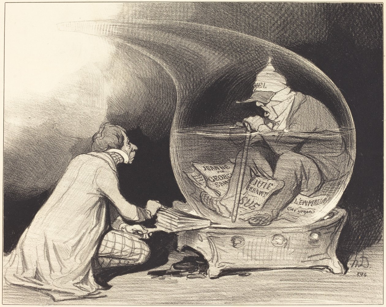 Die Verjüngung des Konstitutionellen von Honoré Daumier