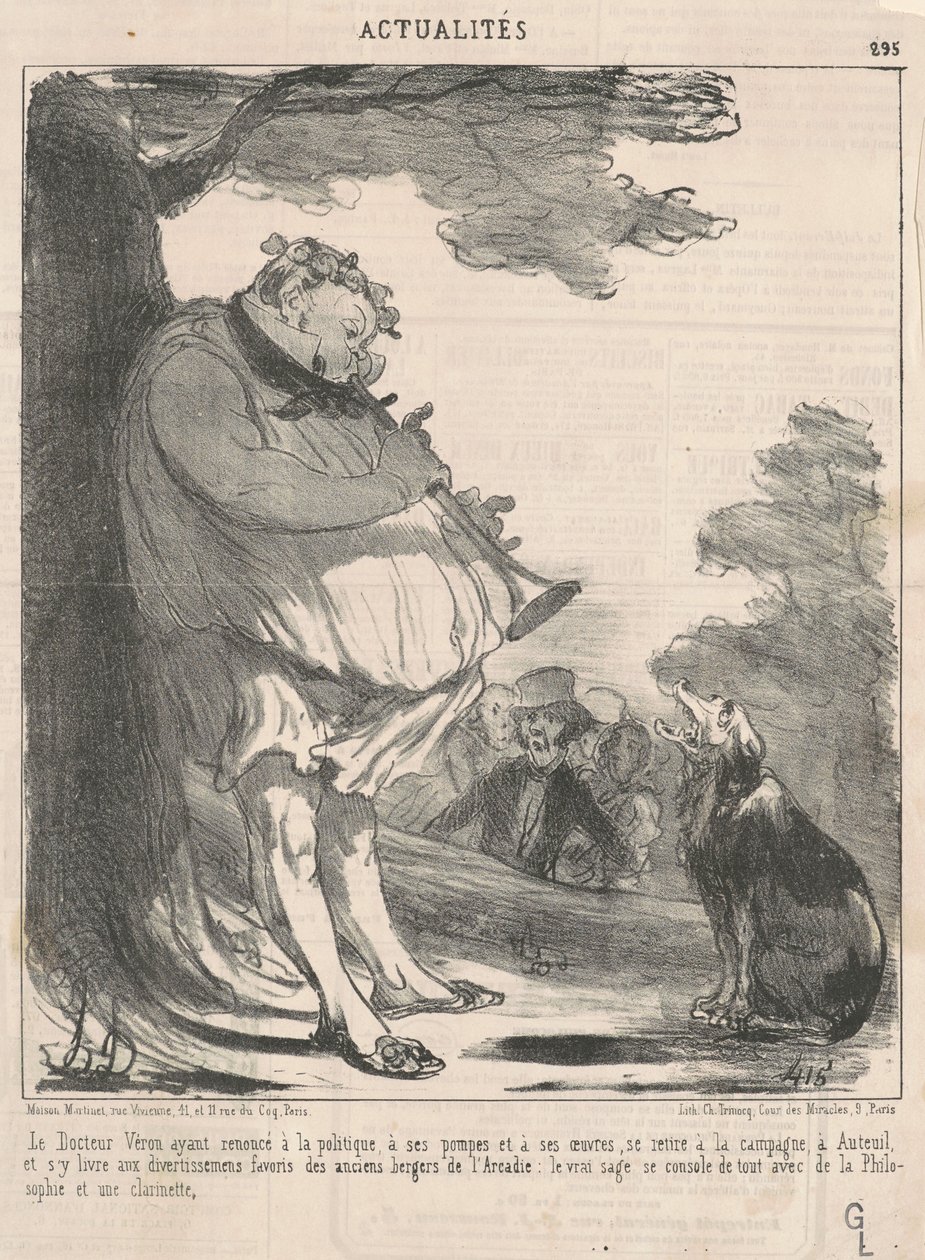 Doktor Véron in Auteuil von Honoré Daumier