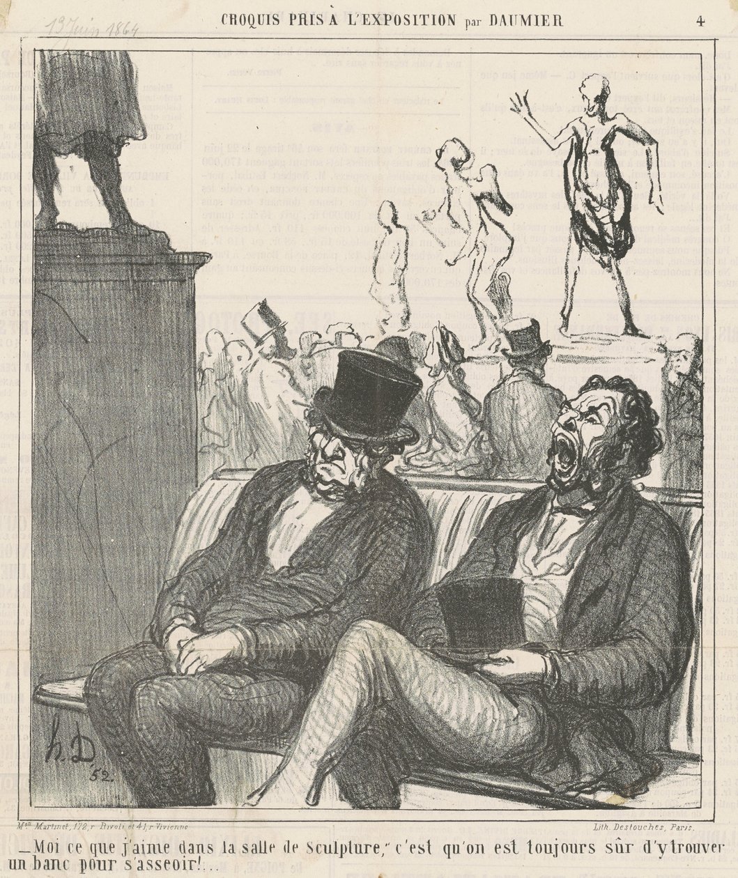 Was ich an der Skulpturhalle mag ... von Honoré Daumier