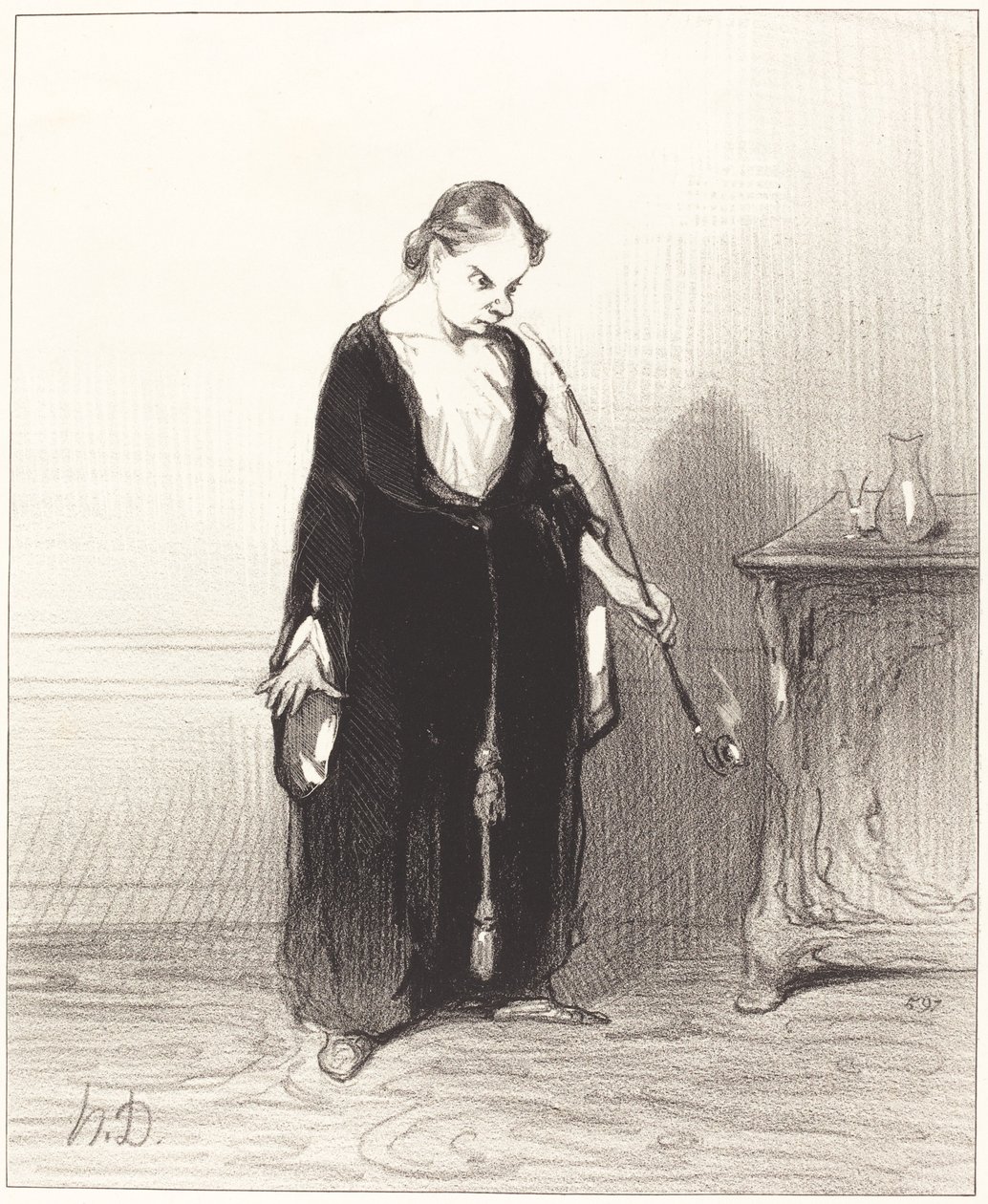 O Freude des Opiums, die du mir raubst!... von Honoré Daumier