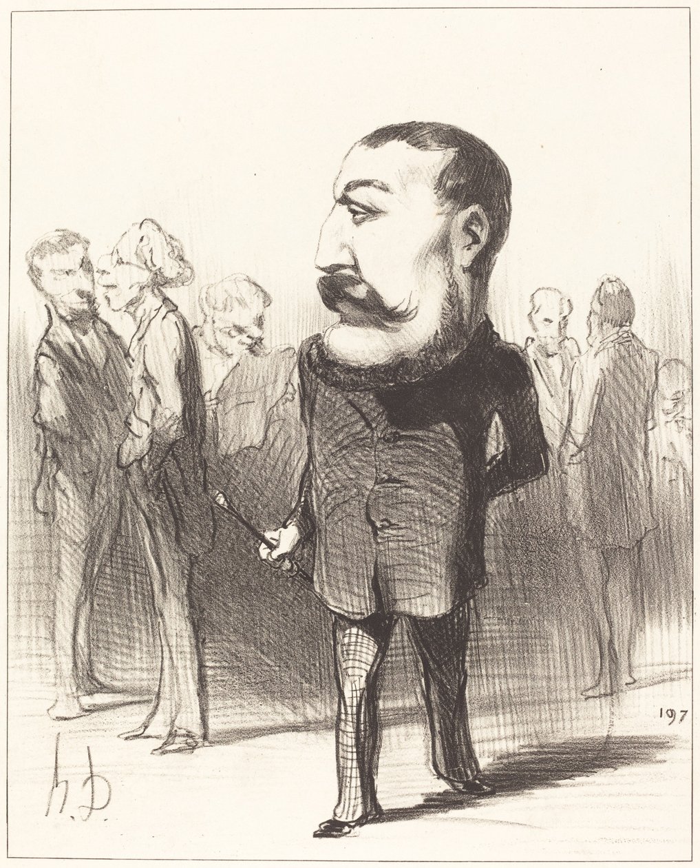 Pierre-Napoléon Bonaparte von Honoré Daumier