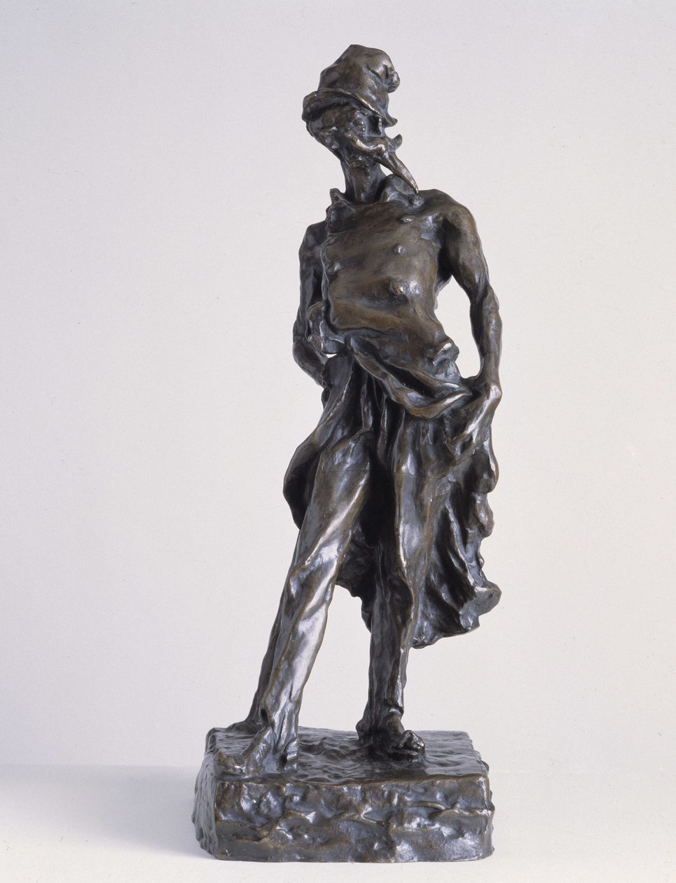 Der Ratapoil, ein politischer Karikaturist, der den Totengräber der Republik darstellt (Bronzeskulptur von Honore Daumier) von Honoré Daumier
