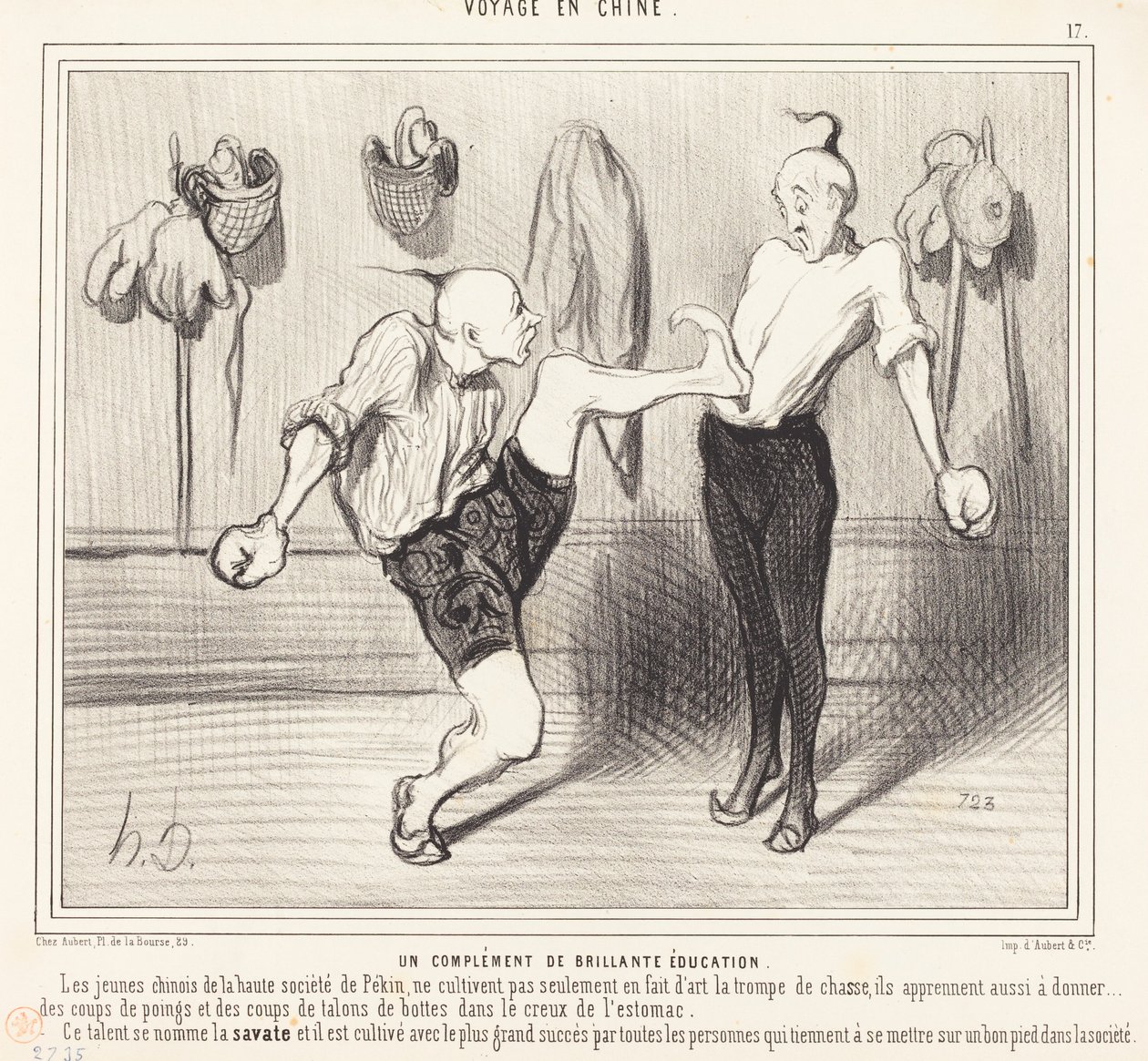 Eine Ergänzung zur brillanten Erziehung von Honoré Daumier