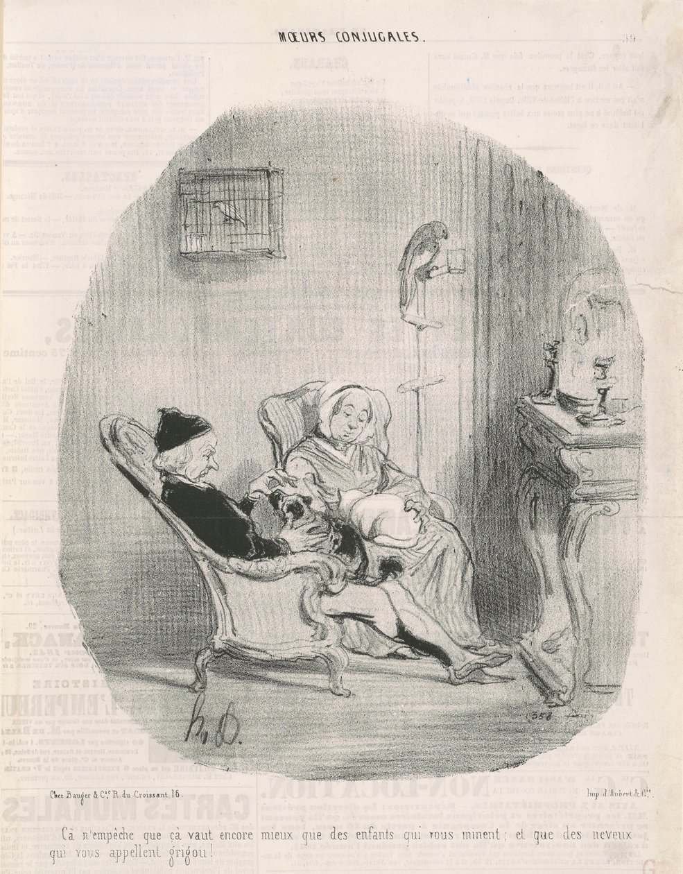 Das hindert nicht, dass es noch besser ist.... von Honoré Daumier
