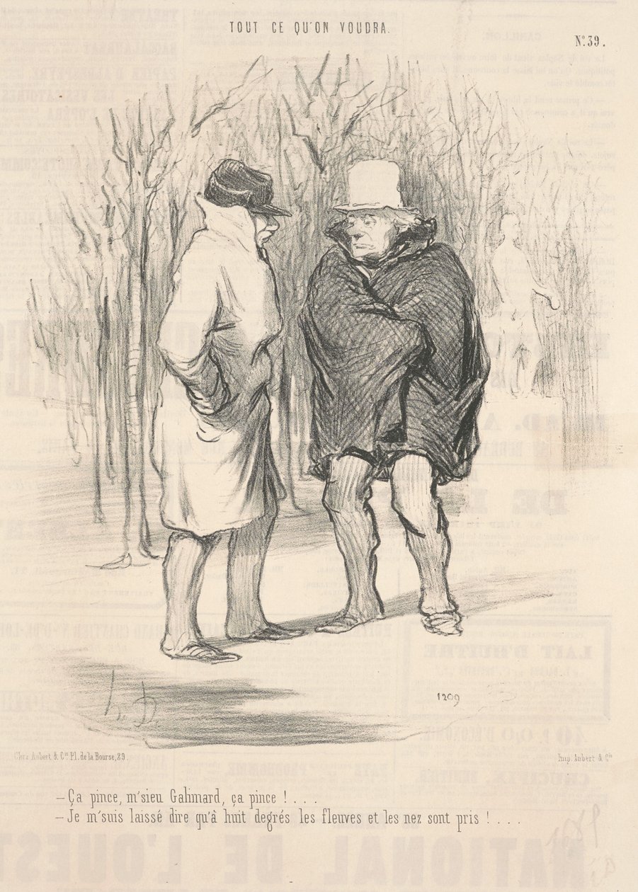 Ça pince, Monsieur Galimard, ça pince! ... von Honoré Daumier