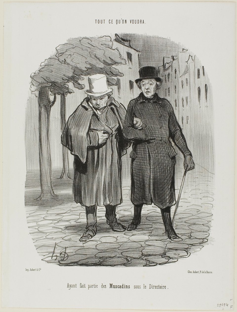 Ehemalige Dandies aus der Zeit des Direktoriums, Platte 7 aus Tout Ce Qu