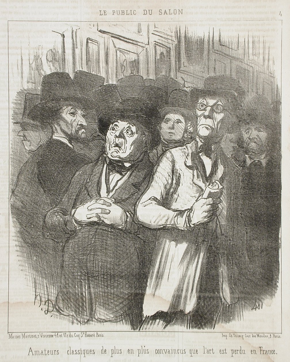 Klassische Amateure...überzeugt... von Honoré Daumier
