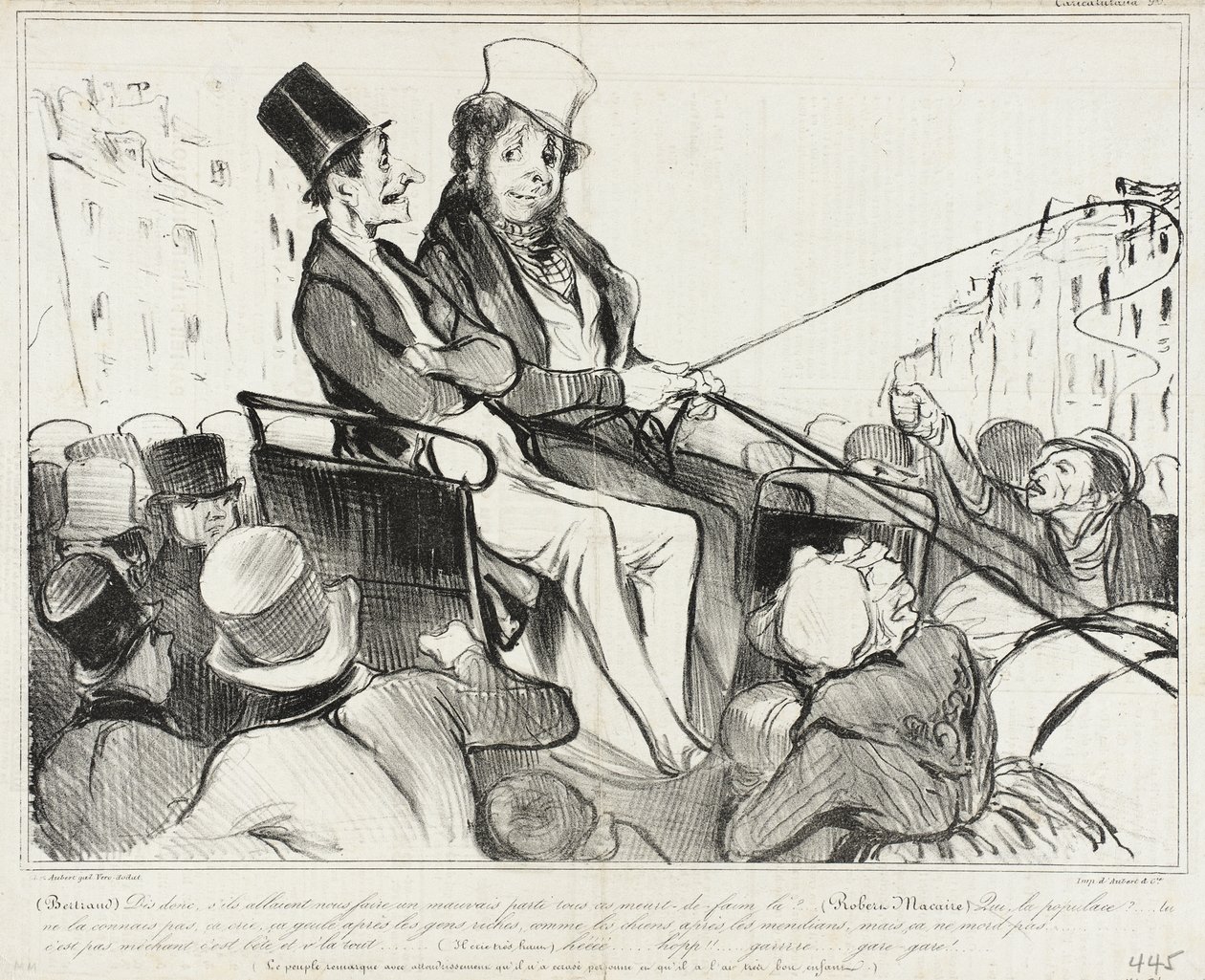 Bertrand, sag mal, wenn sie uns machen würden... von Honoré Daumier