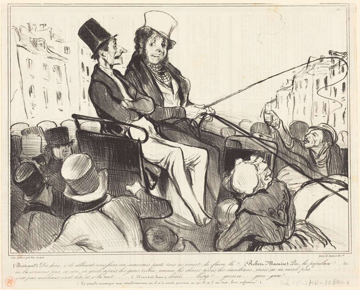 Bertrand, sag mal, wenn sie uns... von Honoré Daumier