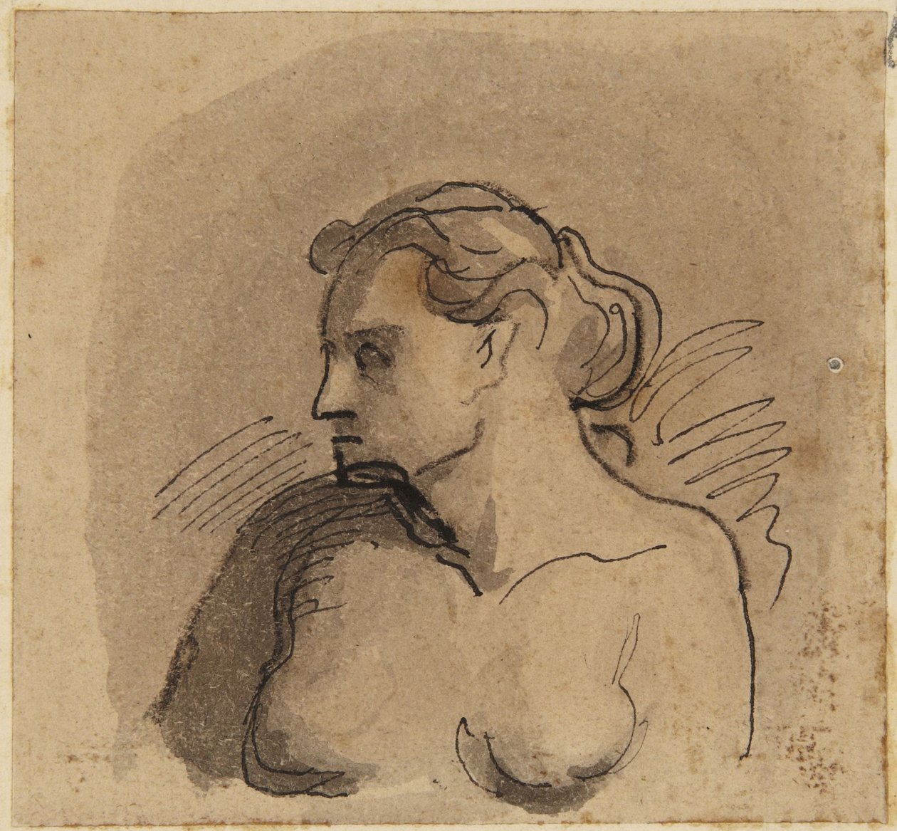 Büste einer Frau von Honoré Daumier