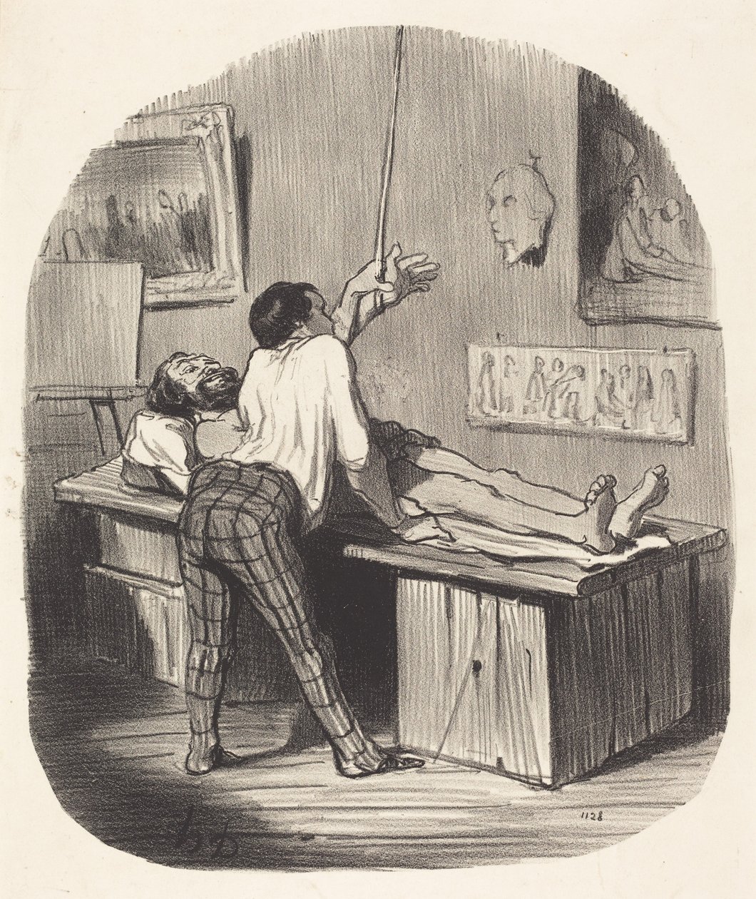 Wie Saint-Gervais das genommen hat... von Honoré Daumier