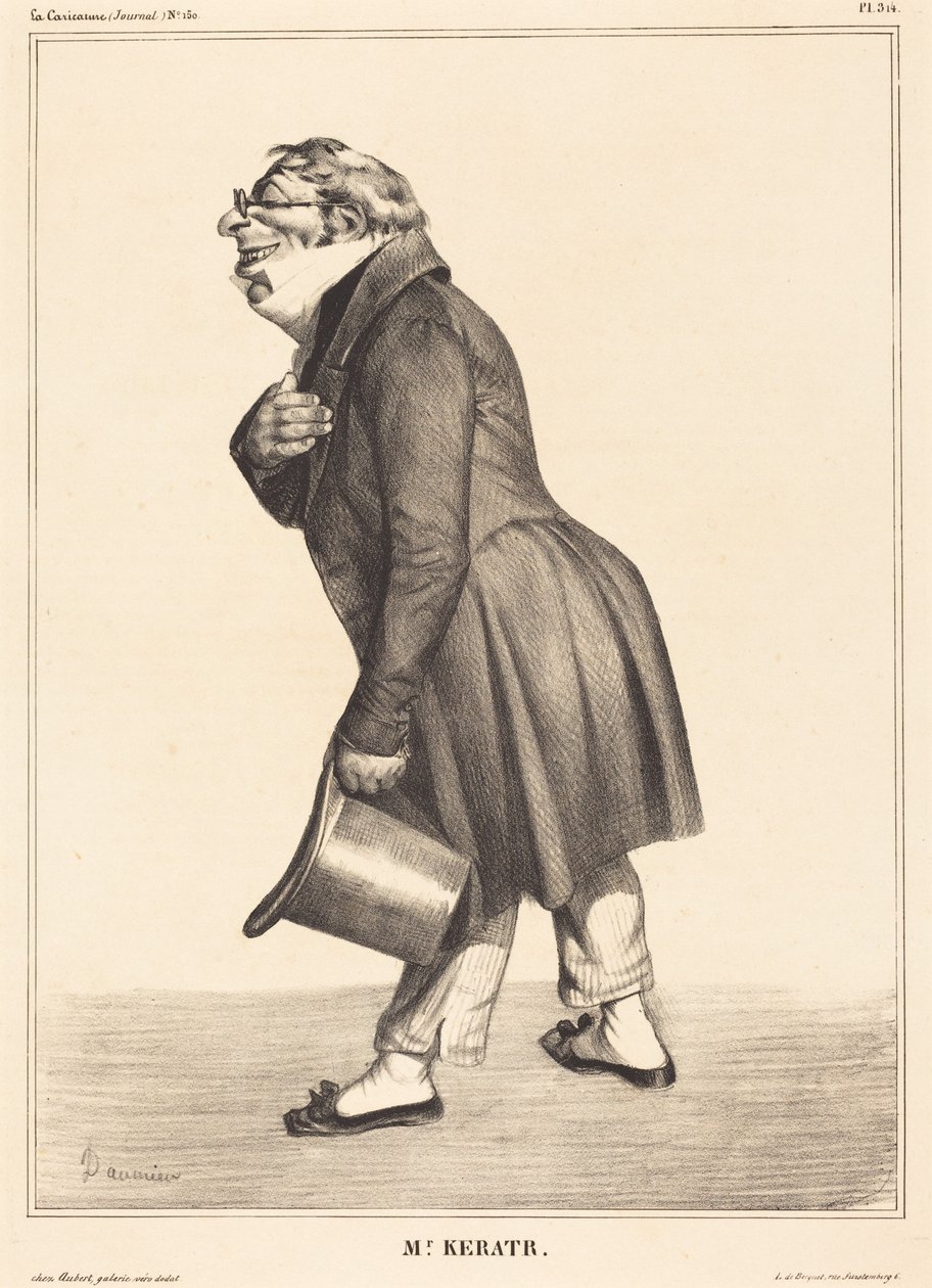 Graf de Kératry von Honoré Daumier