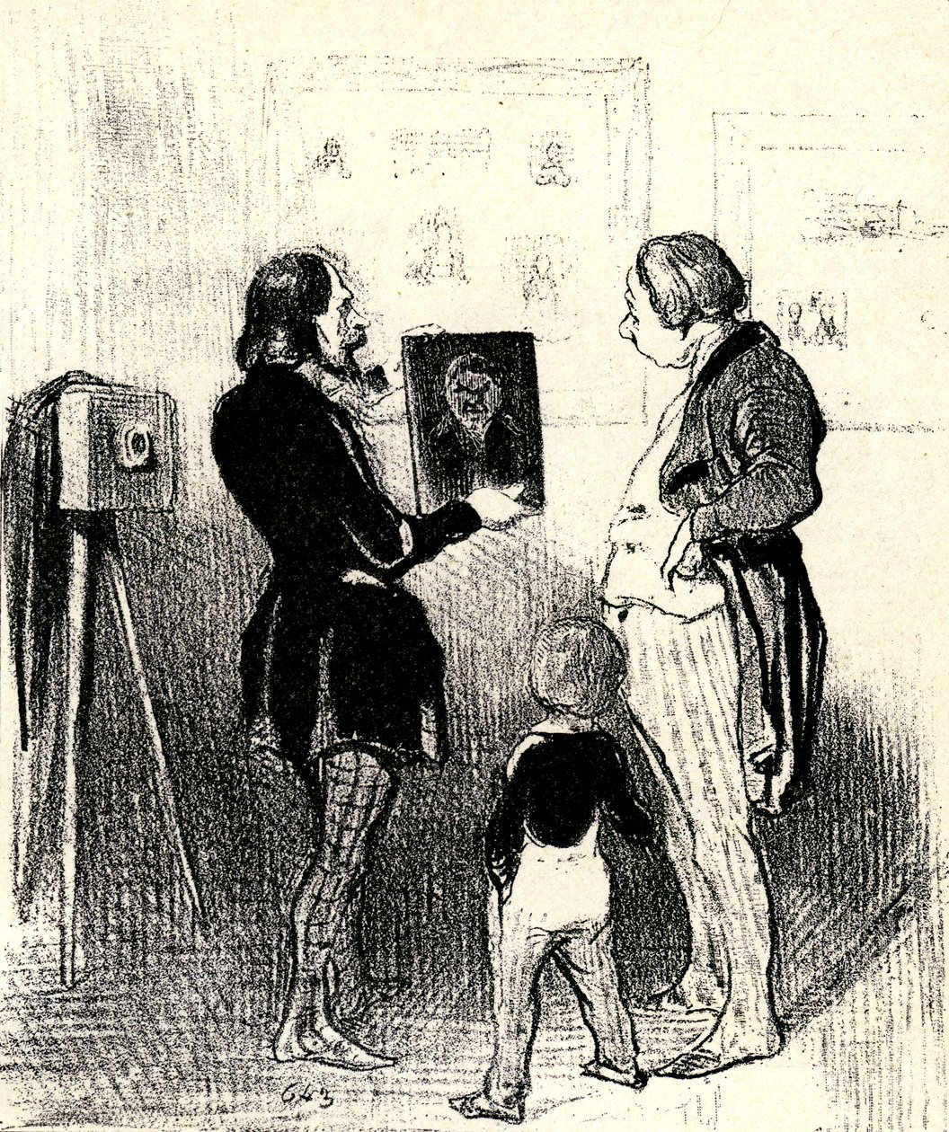 Daguerreotypie von Honore Daumier