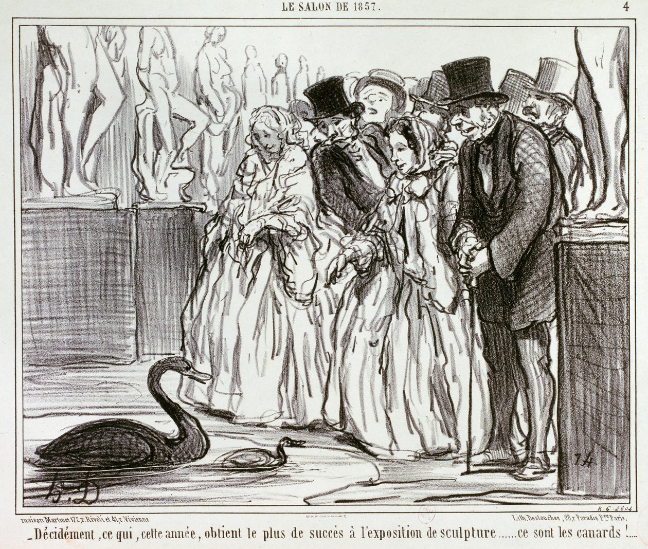 Was dieses Jahr in der Skulpturenausstellung entschieden den größten Erfolg hat... / 4. von Honoré Daumier