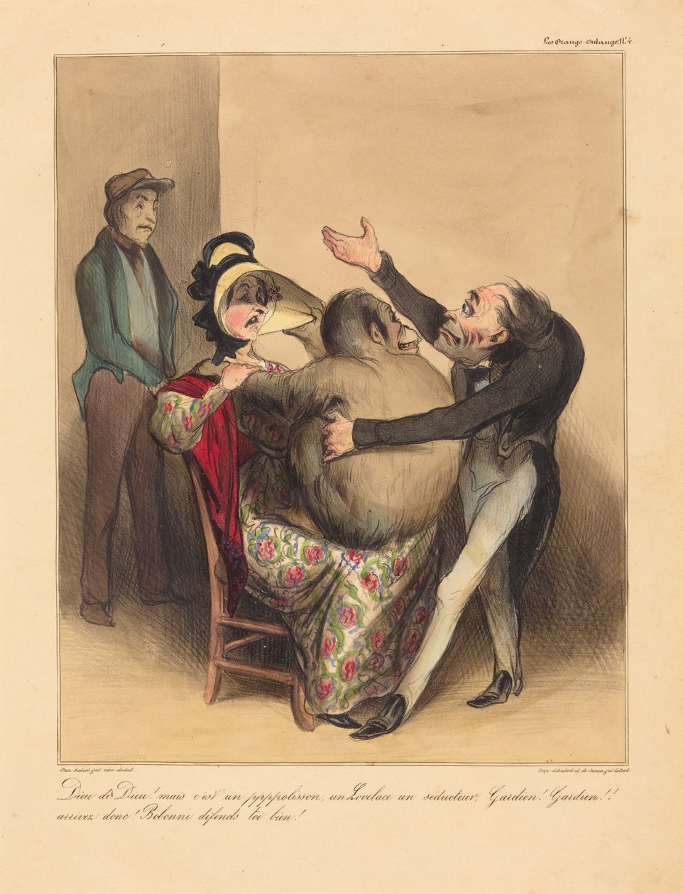 Dieu de Dieu! aber das ist ein Schlingel... von Honoré Daumier