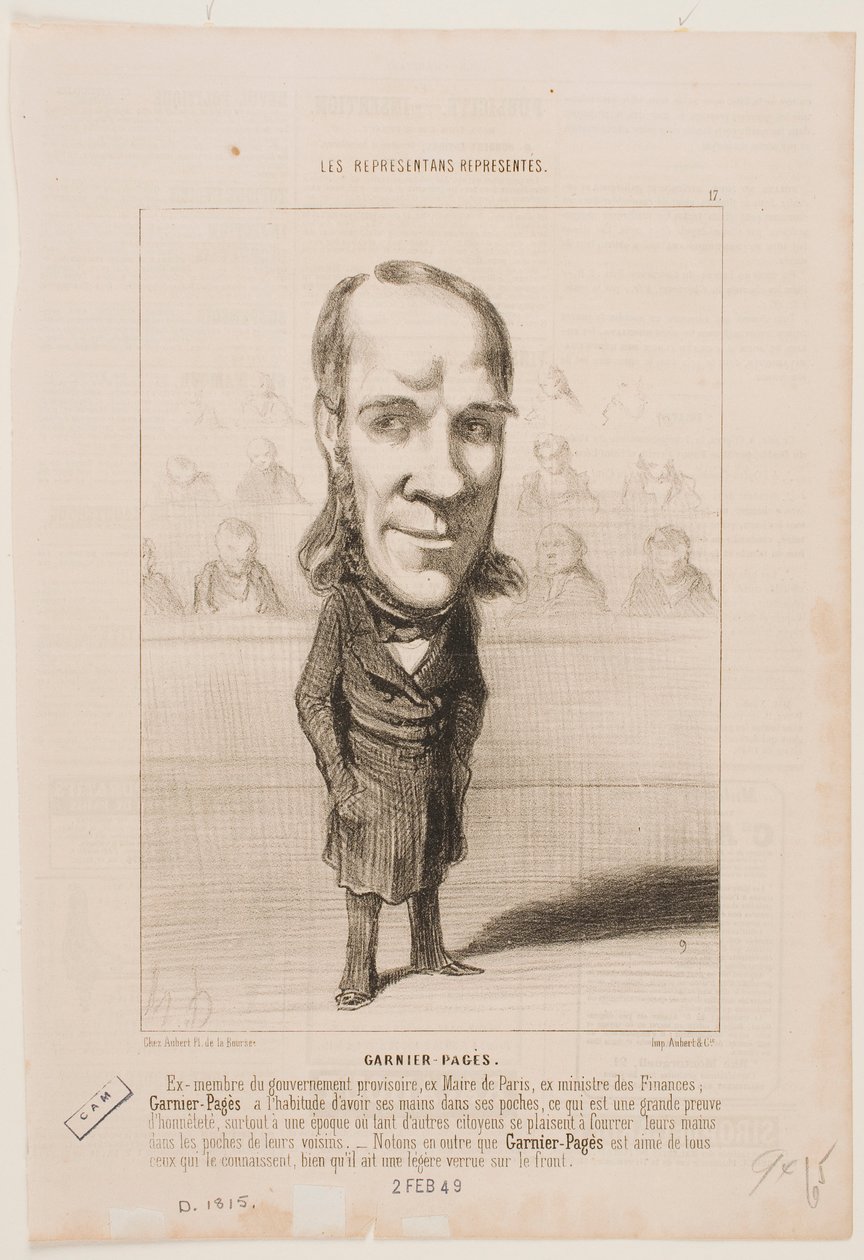 Garnier-Pages von Honoré Daumier