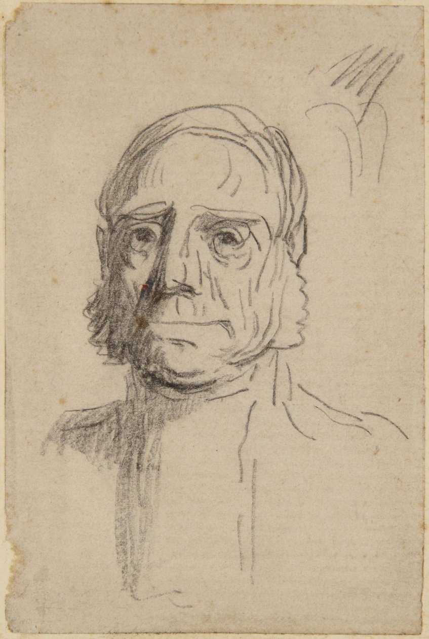 Kopf eines Anwalts von Honoré Daumier