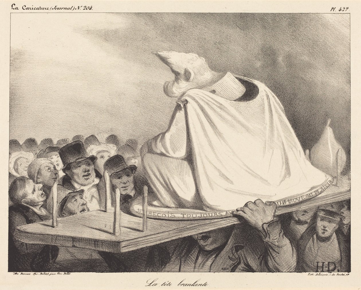 Der wackelnde Kopf von Honoré Daumier