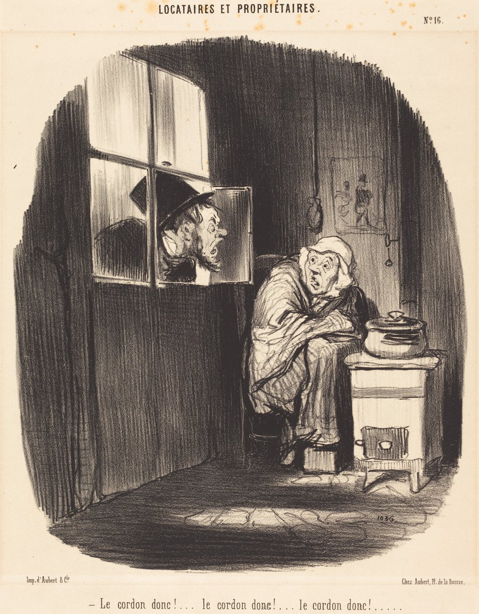 Der Schnürsenkel also!... von Honoré Daumier