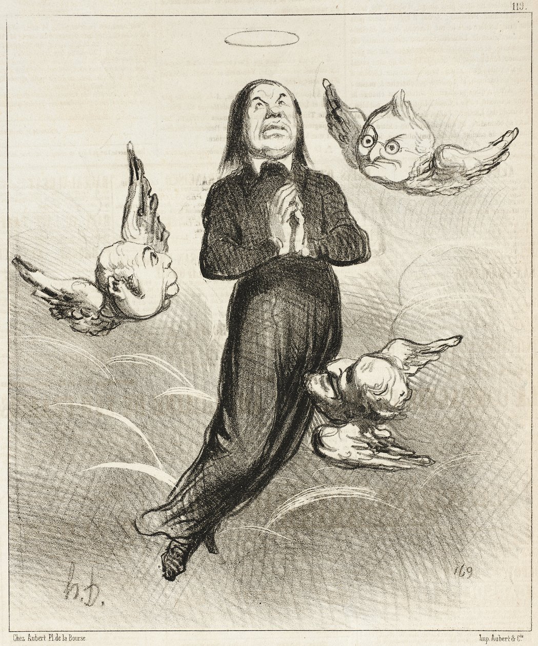 Legende des Jahres 1850 von Honoré Daumier