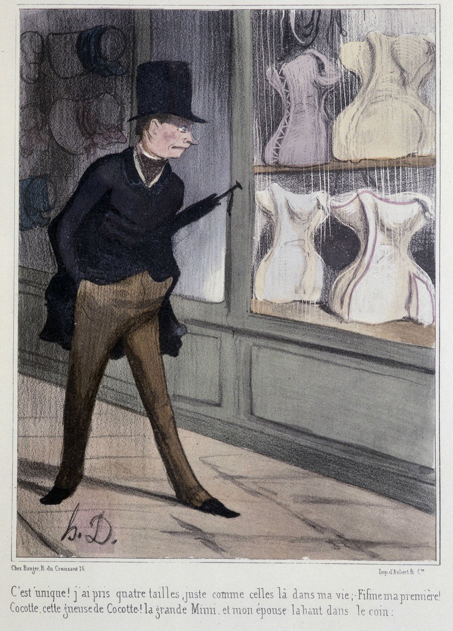 Les corsets von Honoré Daumier
