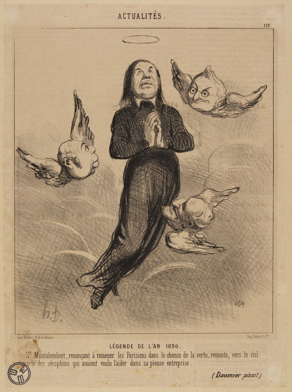 Legende des Jahres 1850 von Honoré Daumier