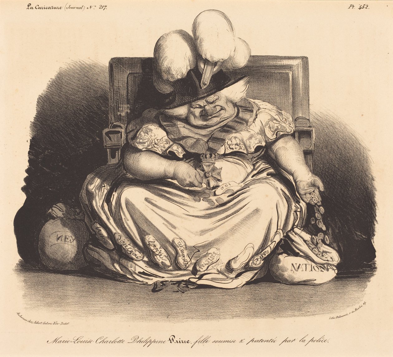 Marie-Louise-Charlotte-Philippinepairie von Honoré Daumier