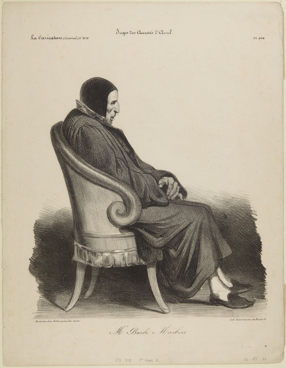Herr Barbier Marbois von Honoré Daumier