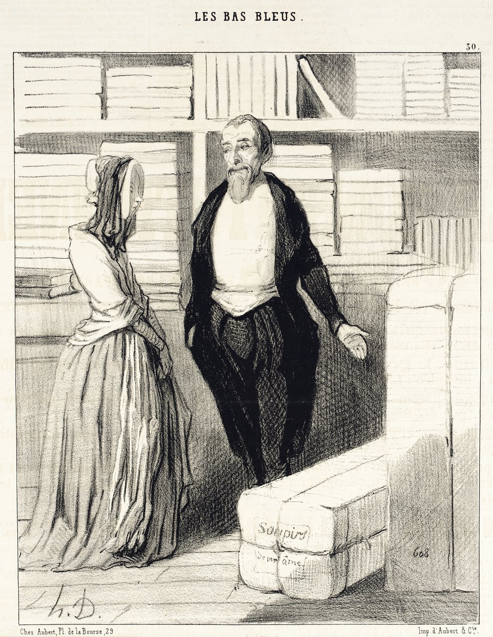 Unsere Konten sind leicht zu erstellen... von Honoré Daumier