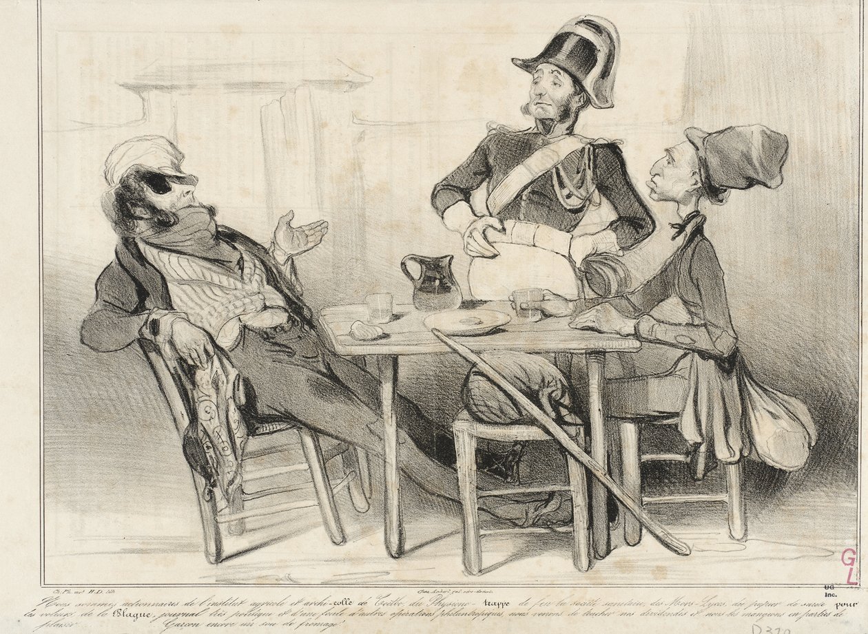 Wir sind Aktionäre des Landwirtschaftsinstituts von Honoré Daumier