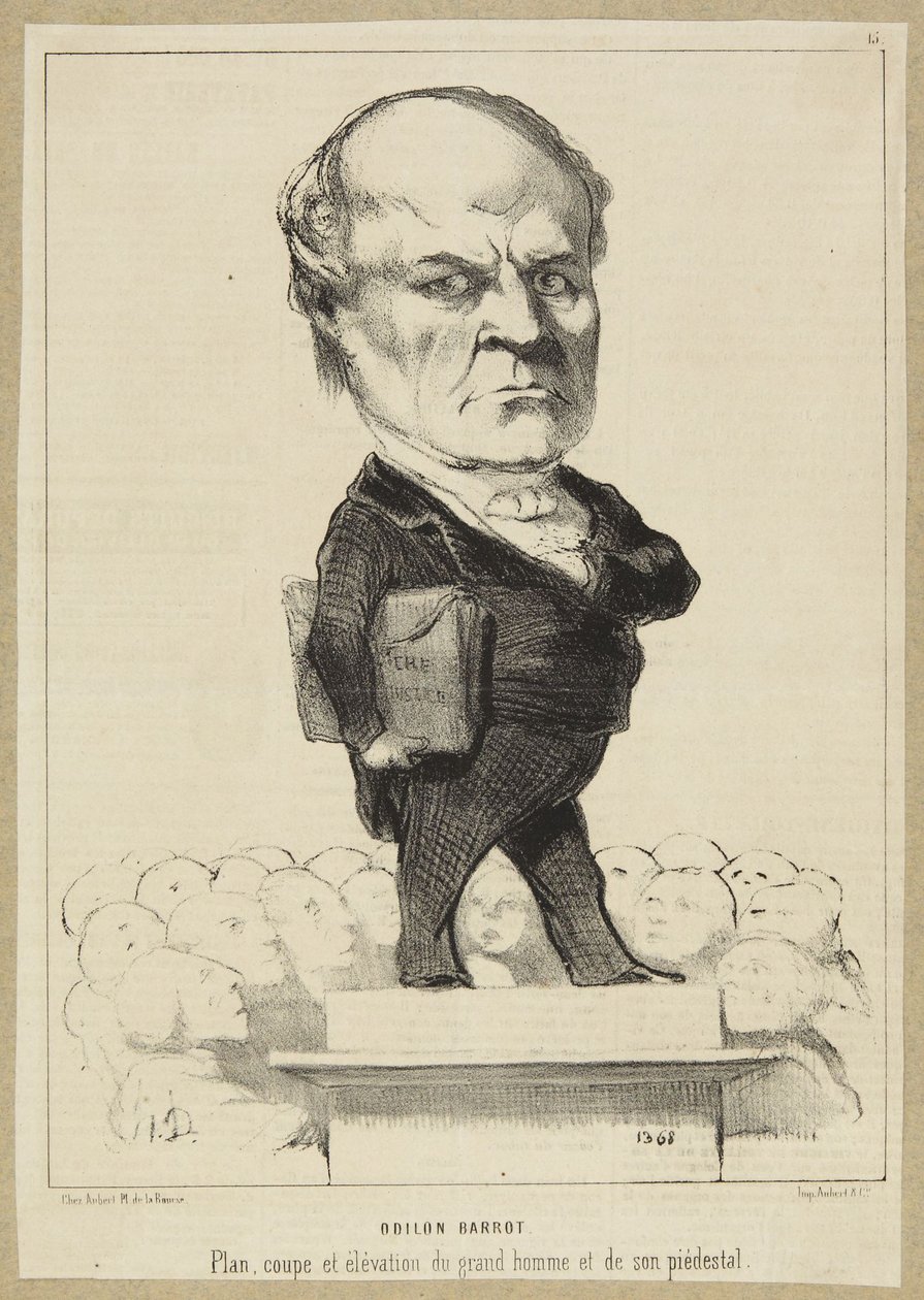 „Odilon Barrot“ von Honoré Daumier