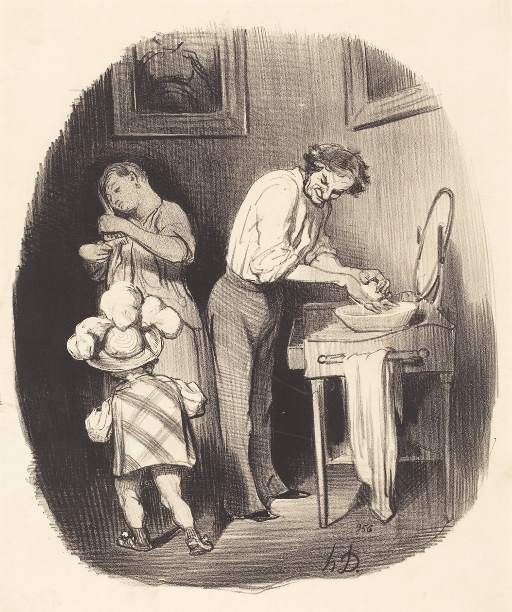 Wie nett er so ist, Dodore... von Honoré Daumier