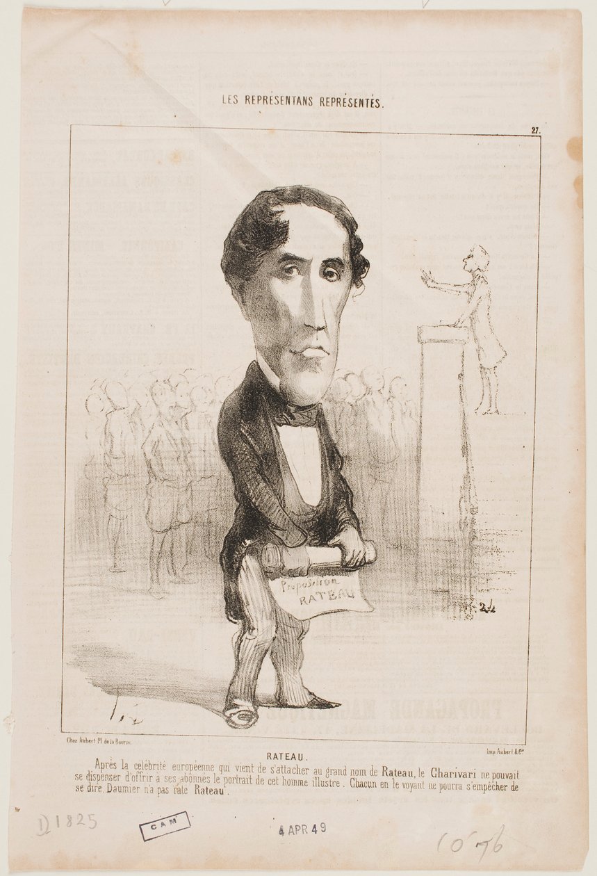 Rateau von Honoré Daumier