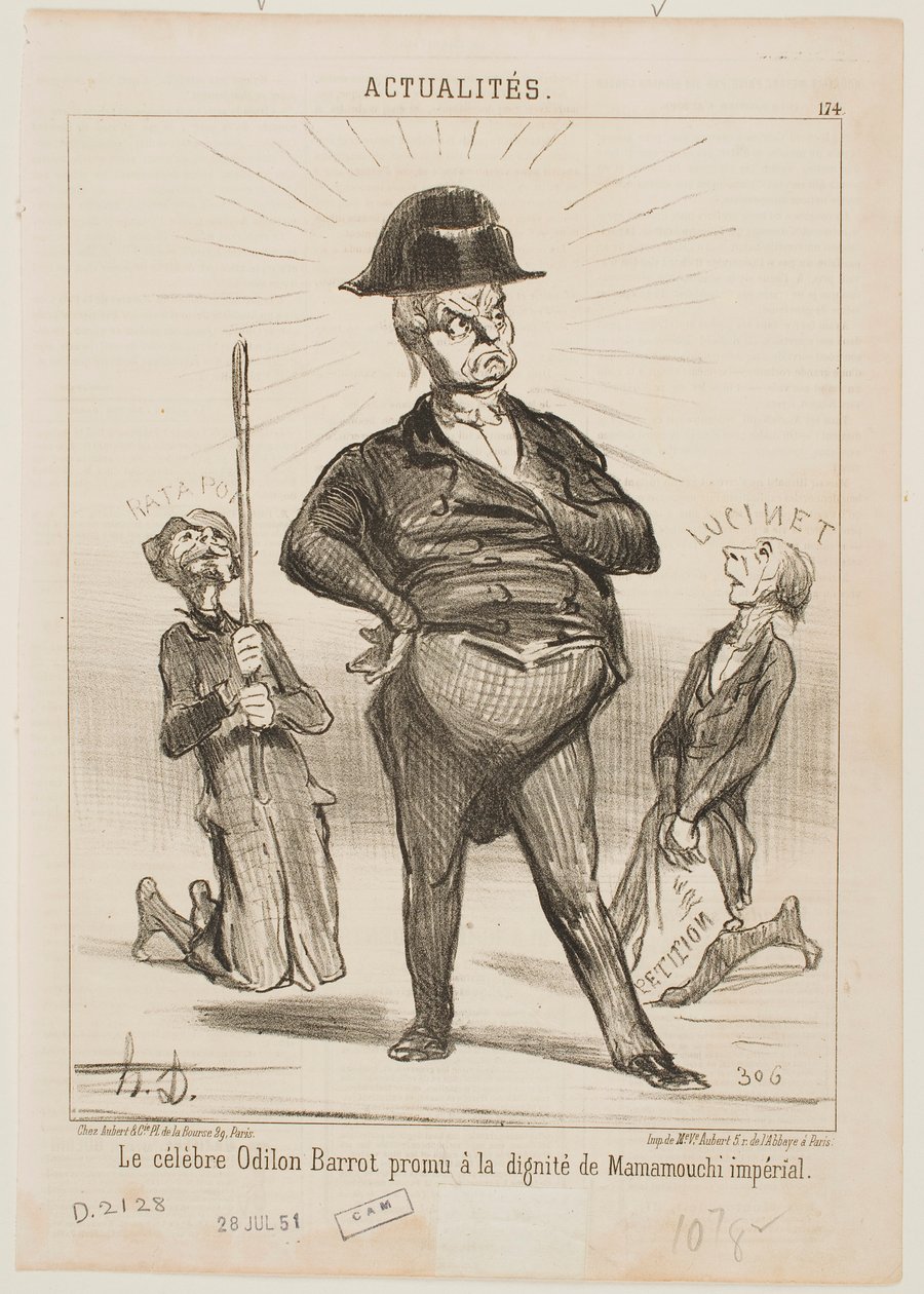 Der berühmte Odilon Barrot von Honoré Daumier