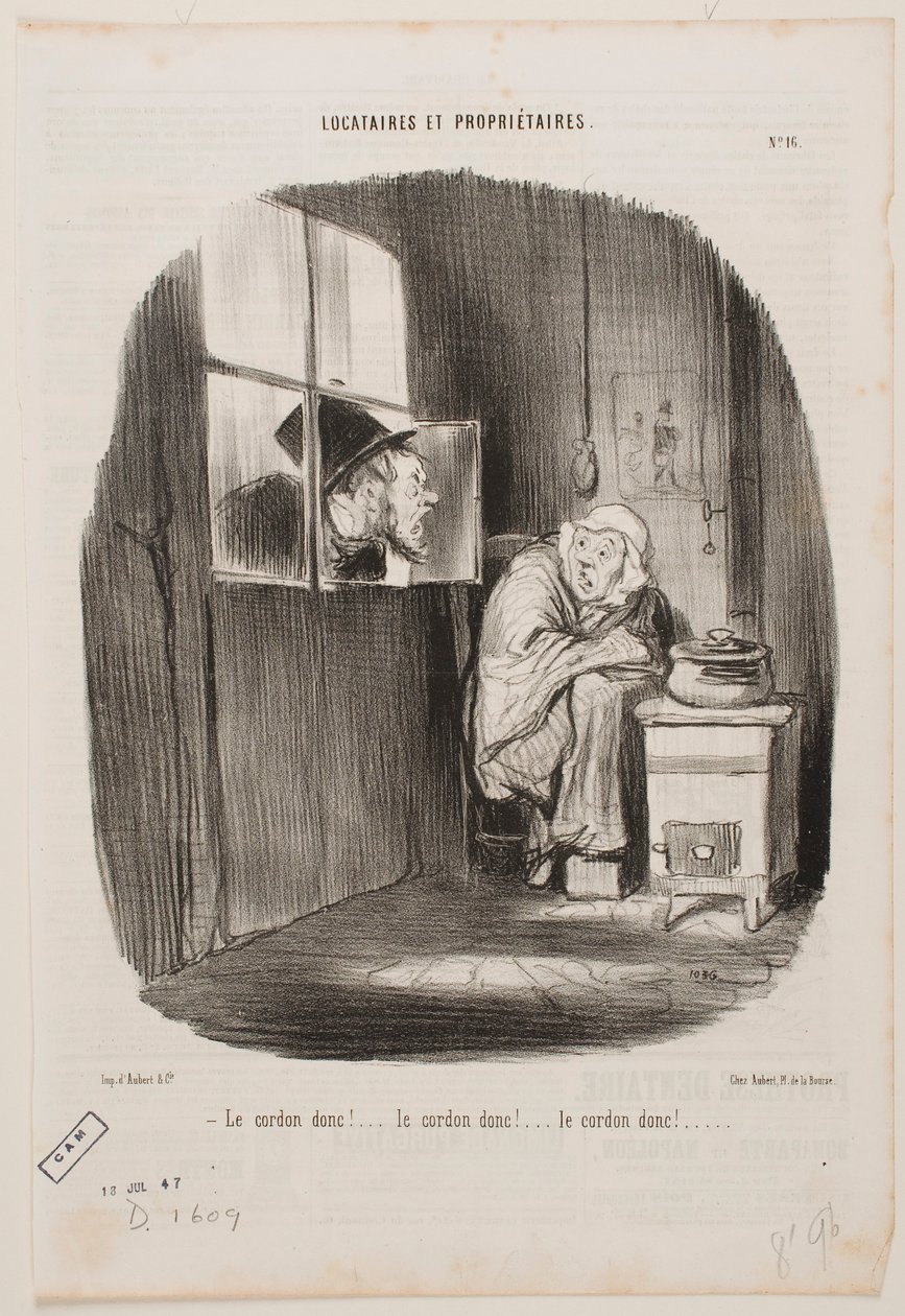 Das Seil dann!... von Honoré Daumier