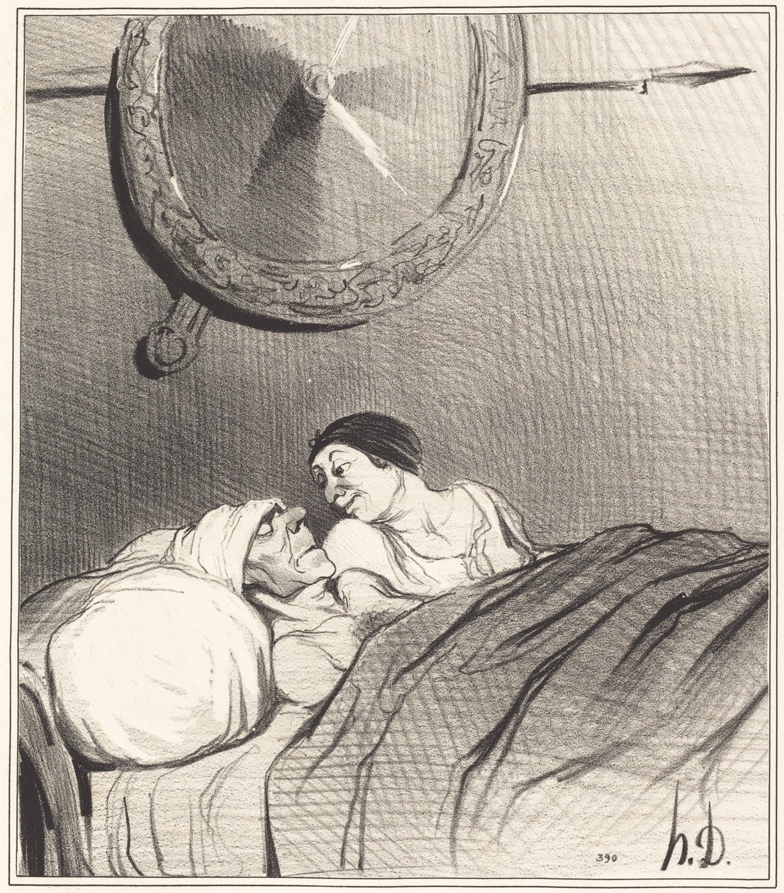 Ulysses und Penelope von Honoré Daumier