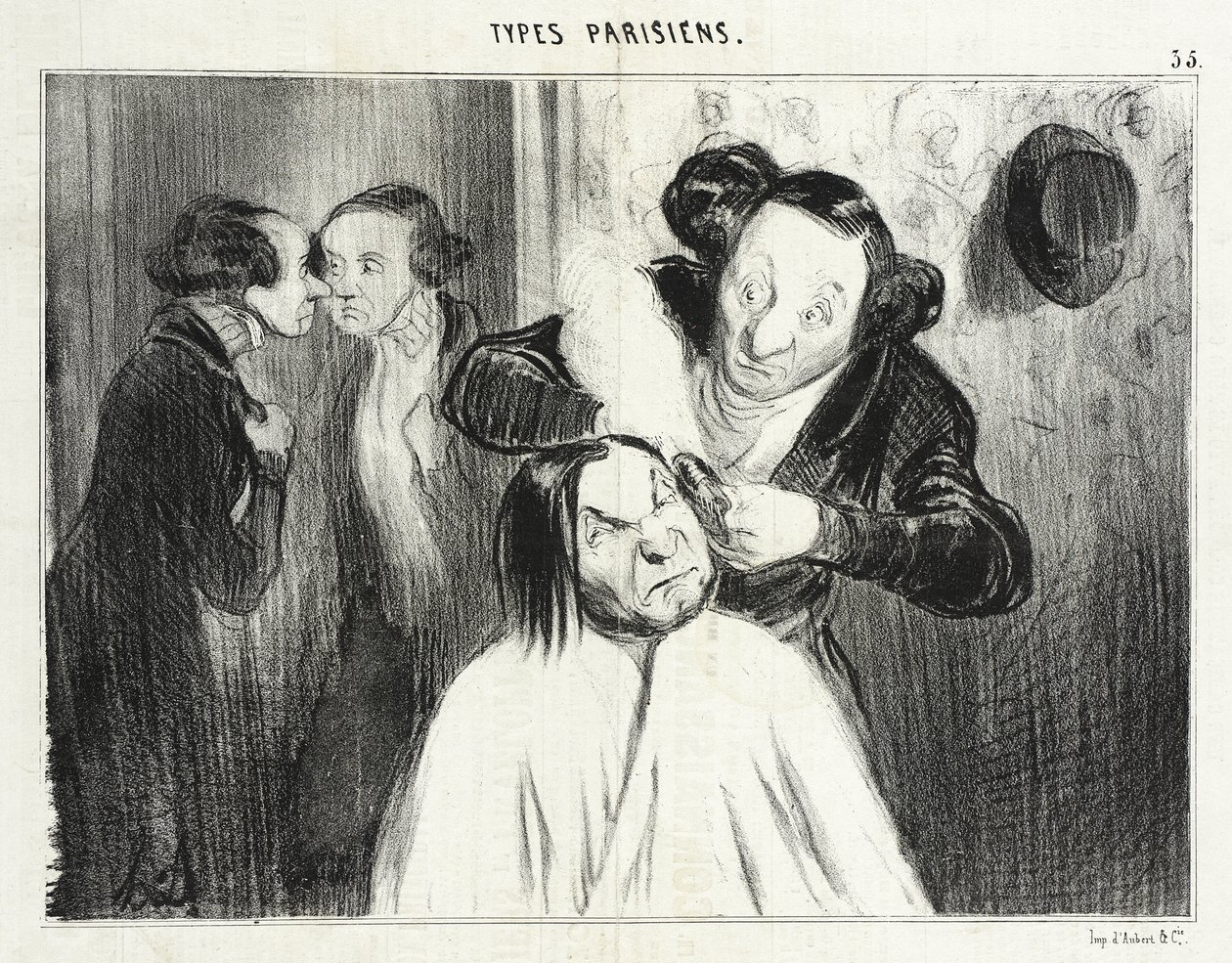 Ein Schuss! von Honoré Daumier