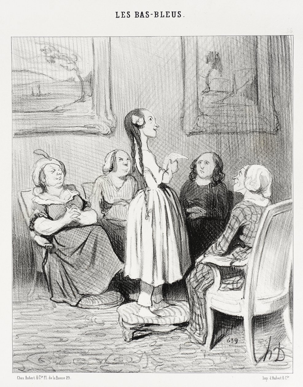 „... sollten sie mich auch verfluchen ...“ von Honoré Daumier
