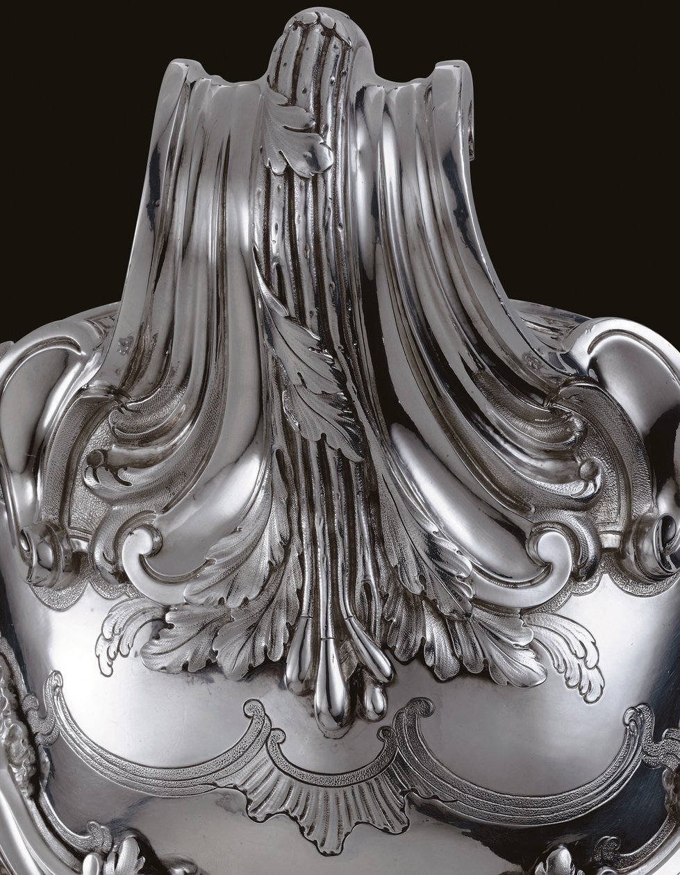 Detail einer Louis XV Terrine, Deckel und Einsatz (Detail) von Honore de Balzac