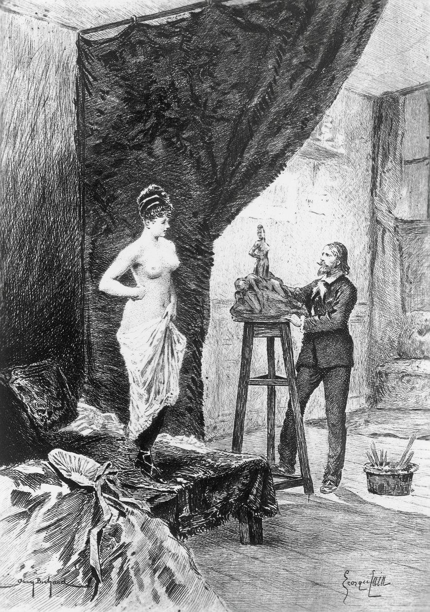Illustration von Georges Cain (1856-1919) für 