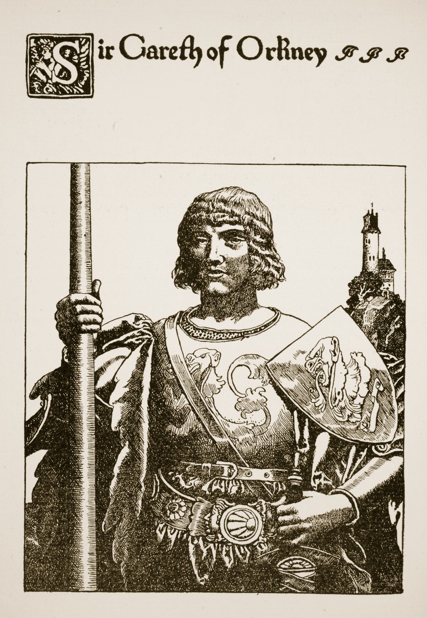 Sir Gareth von Orkney, Illustration aus 