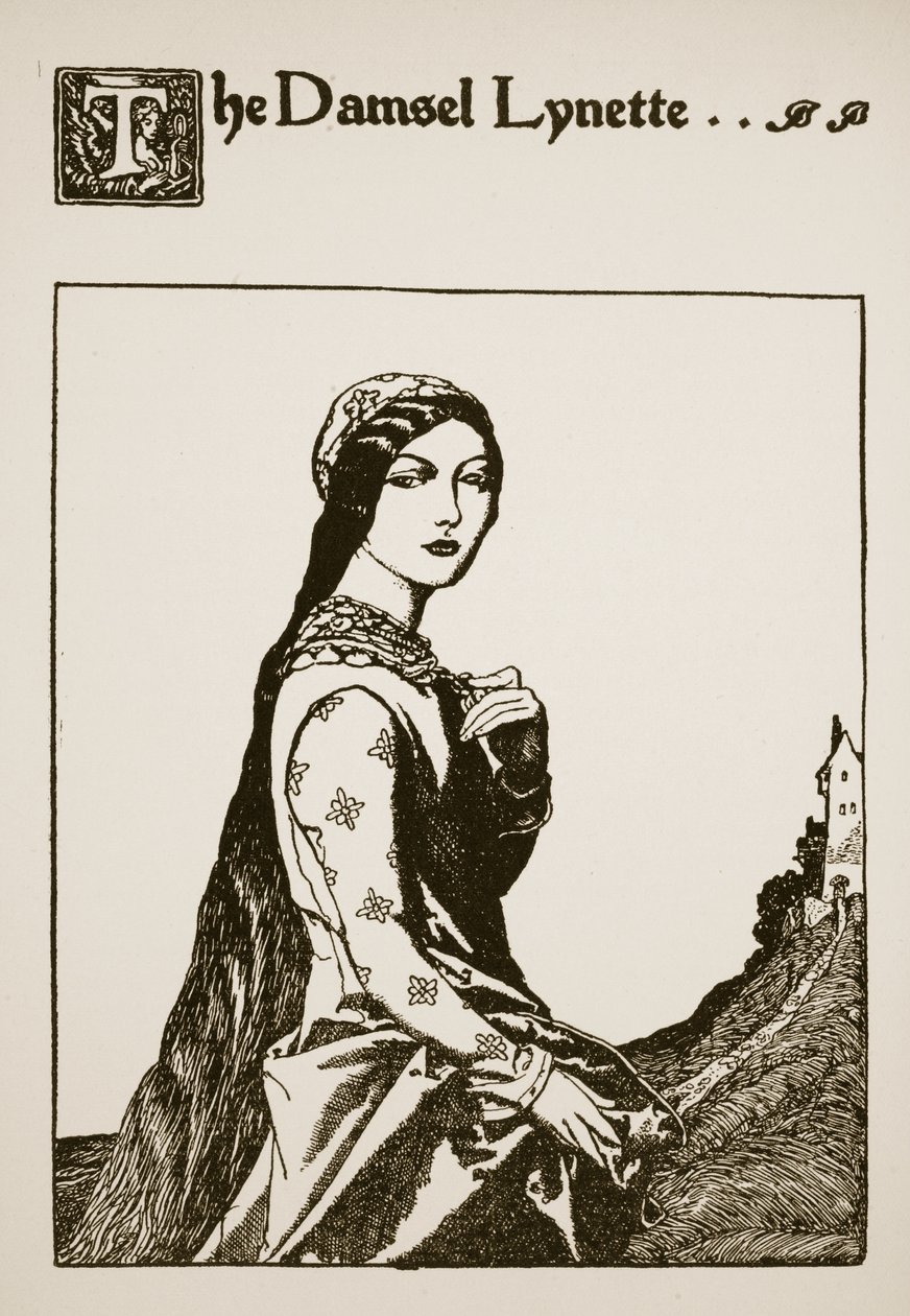 Die Jungfrau Lynette, Illustration aus 